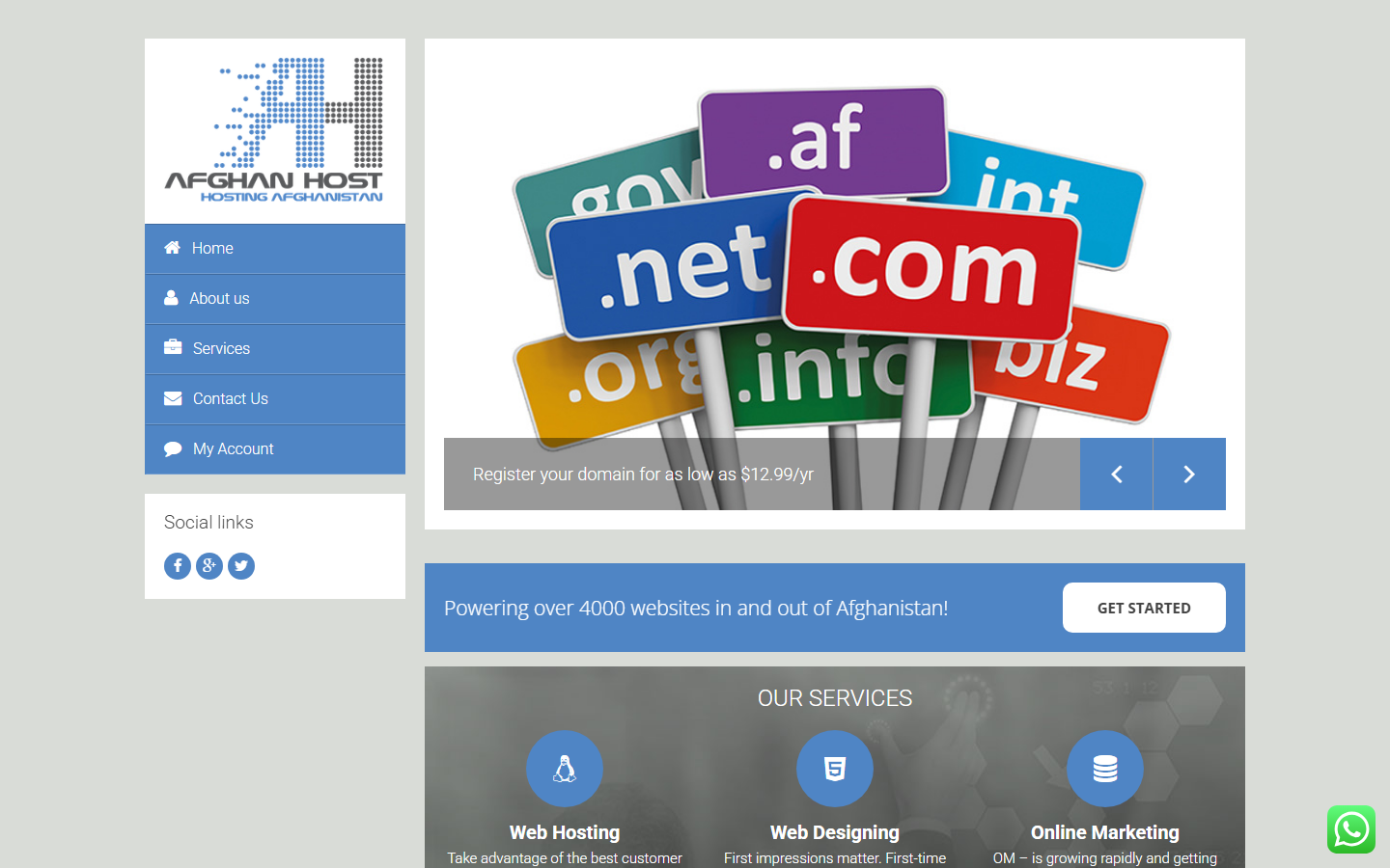 Web Hosting Company