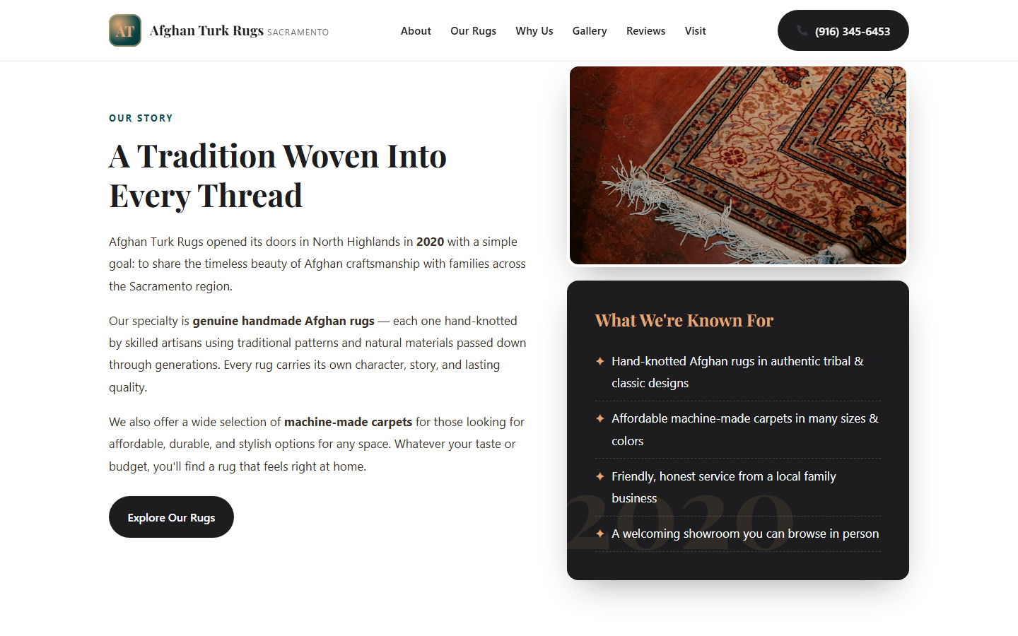 Afghan Turk Rugs — section 3