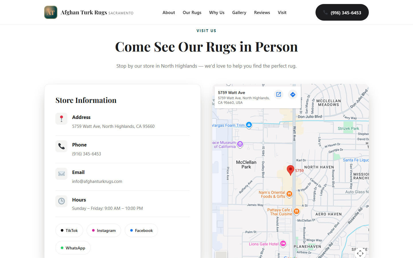 Afghan Turk Rugs — section 7