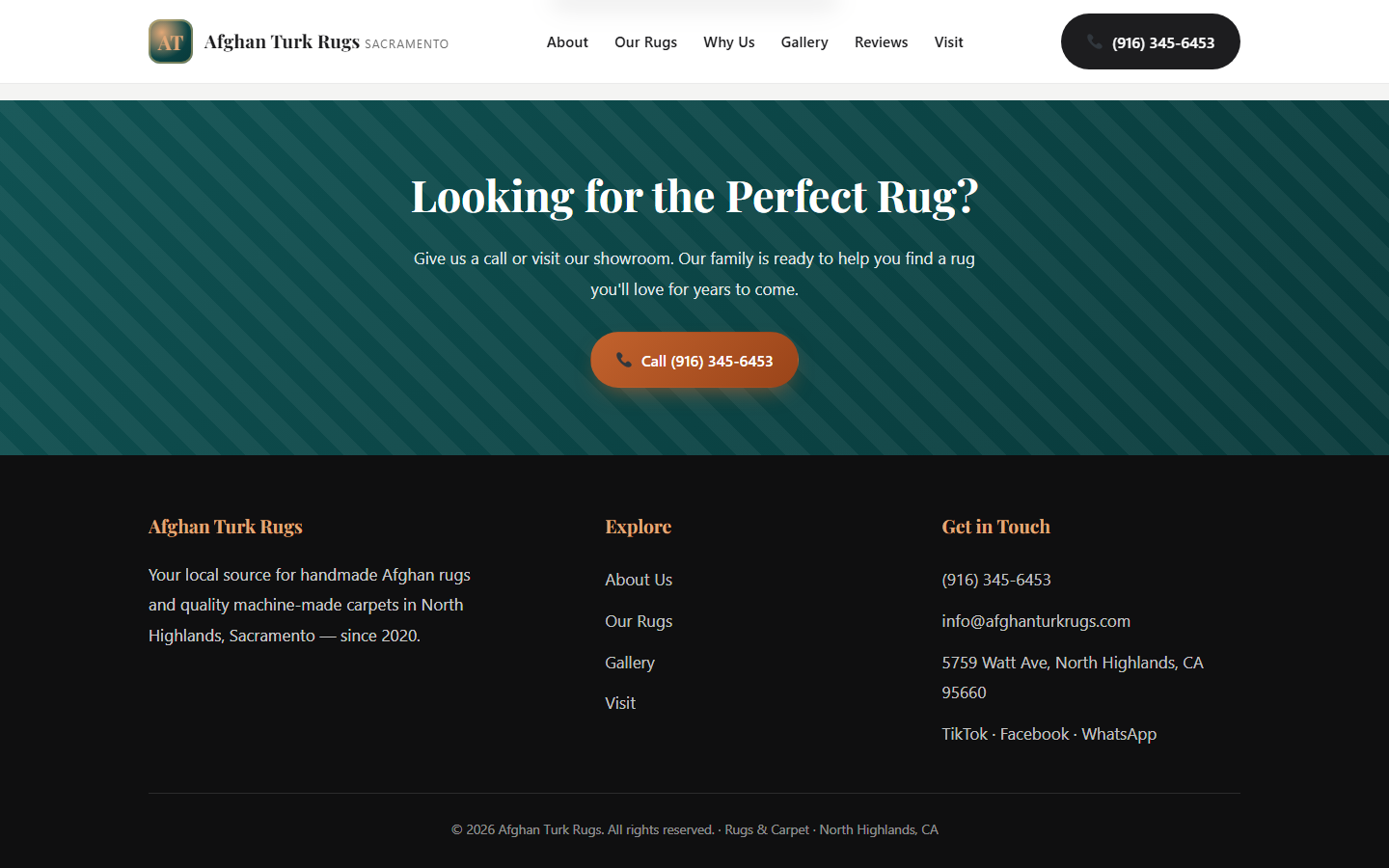 Afghan Turk Rugs — section 9