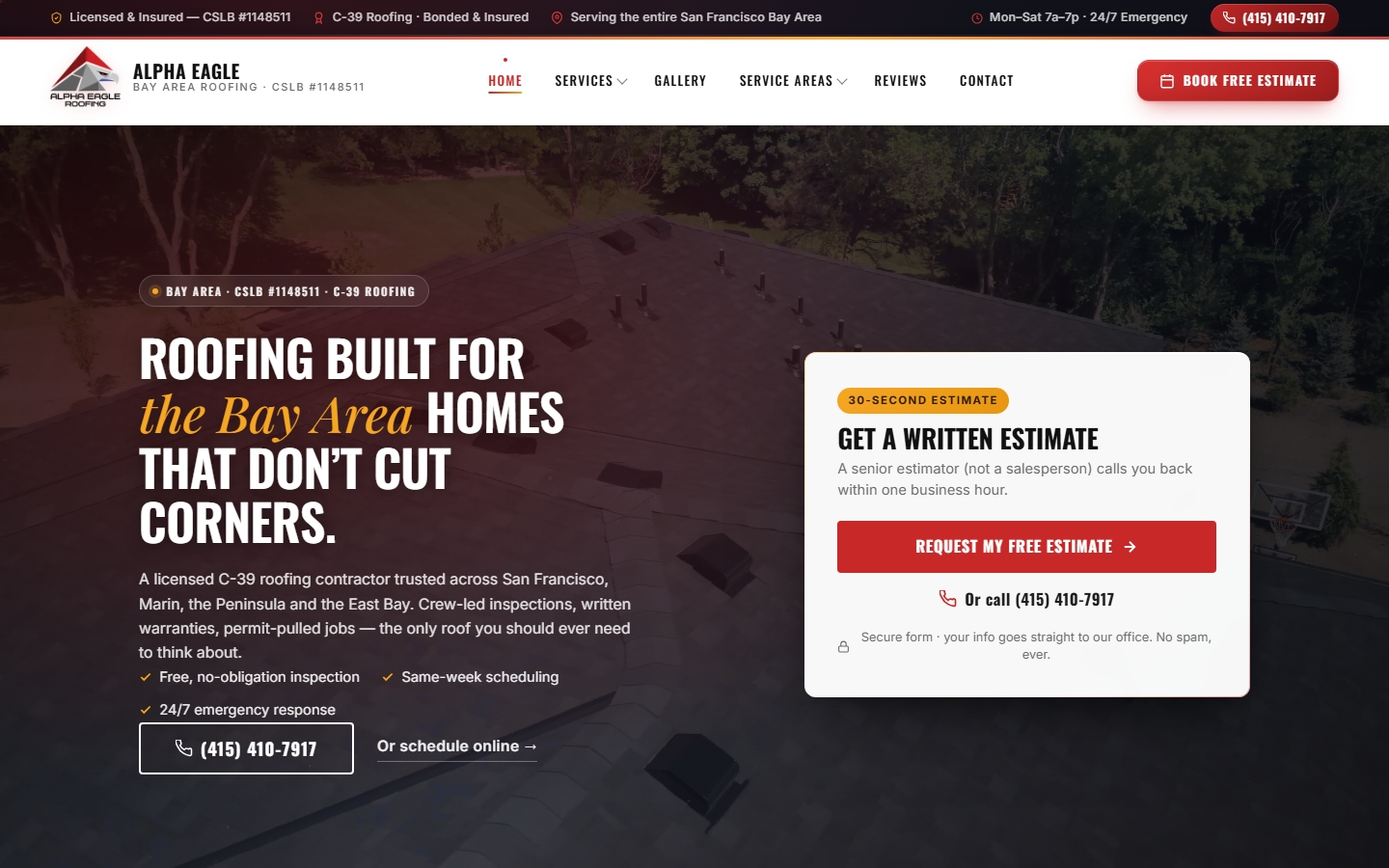 Alpha Eagle Roofing — section 1
