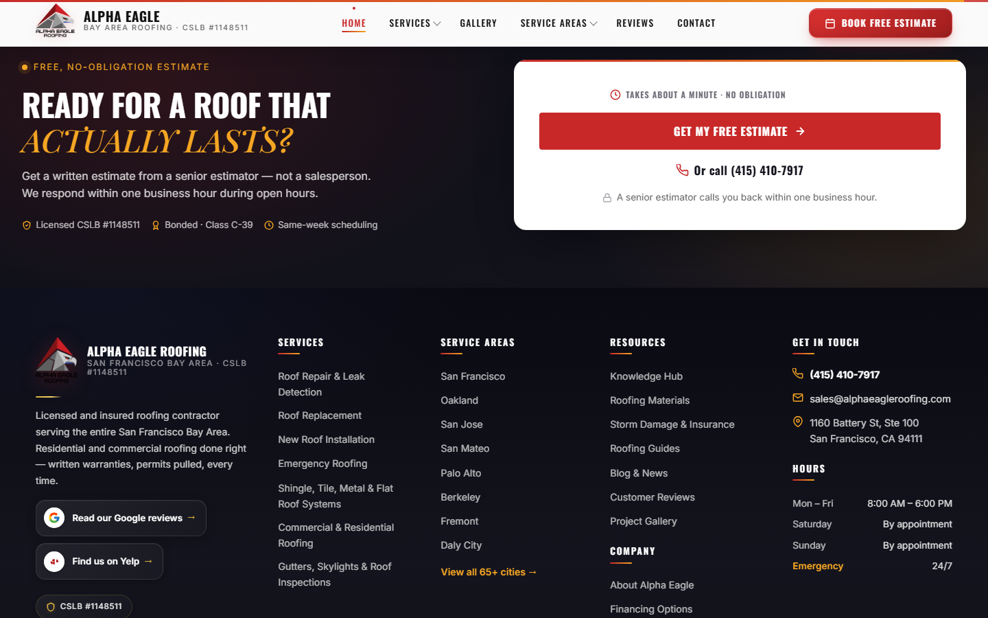 Alpha Eagle Roofing — section 9