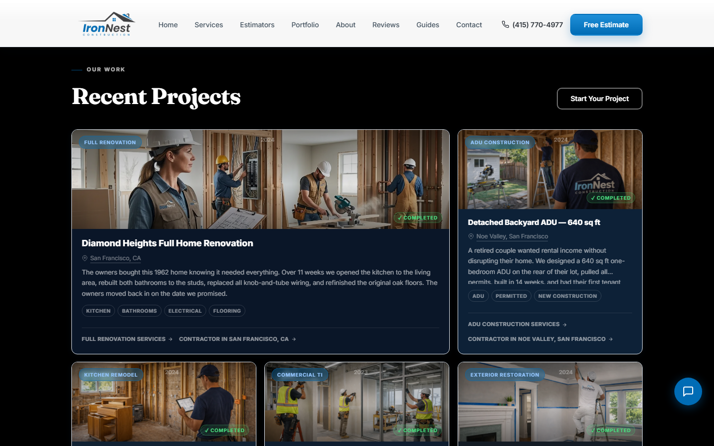 IronNest Construction — section 5