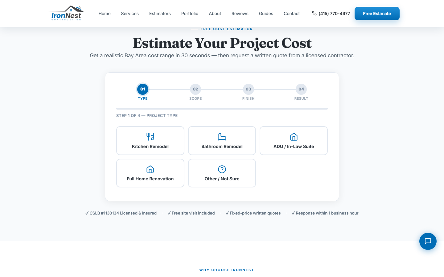 IronNest Construction — section 7