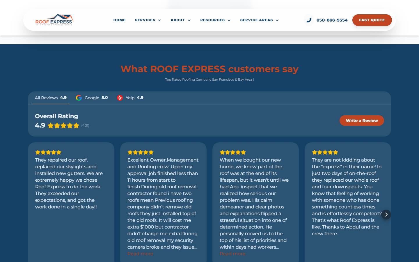 Roof Express — section 9